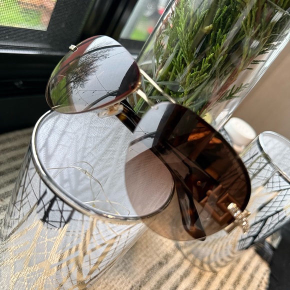 Versace Tortoiseshell Aviator Sunglasses main image 13